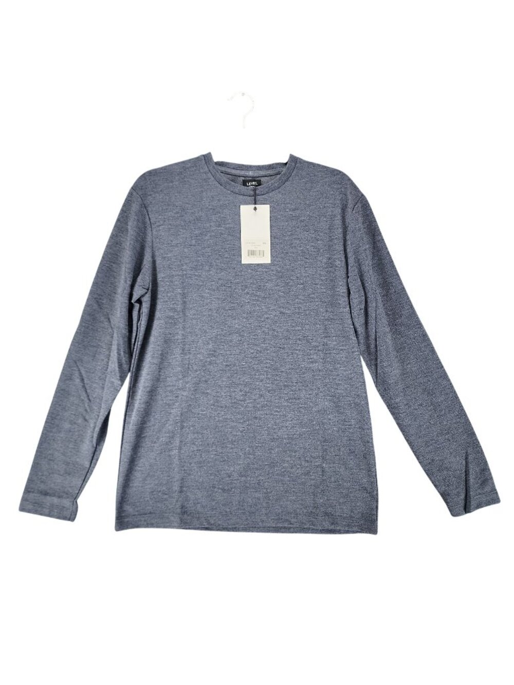 Level Ten Shirt Mens Small Blue Long Sleeve Jersey Knit Tee *NWT*